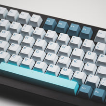 Load image into Gallery viewer, Noir Azure Keycaps - PBT Doubleshot Cherry Profile Keycap Set

