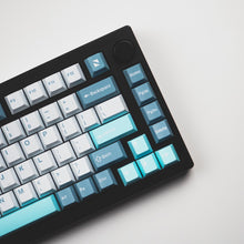 Load image into Gallery viewer, Noir Azure Keycaps - PBT Doubleshot Cherry Profile Keycap Set

