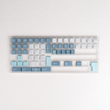 Load image into Gallery viewer, Noir Azure Keycaps - PBT Doubleshot Cherry Profile Keycap Set
