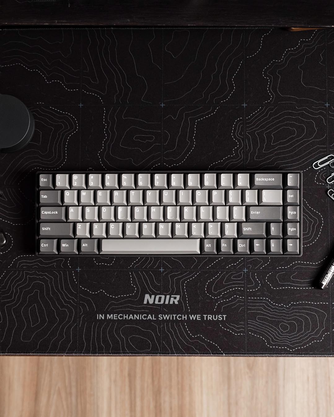 NOIR N1 Pro Grey - 65% Wireless Mechanical Keyboard