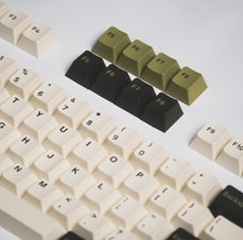 Load image into Gallery viewer, Noir Olive Keycaps (168 Key Set)
