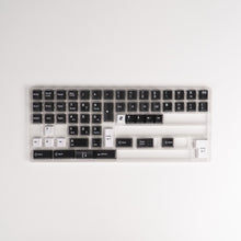 Muat gambar ke penampil Galeri, Noir White On Black Keycaps - PBT Doubleshot Cherry Profile Keycap Set

