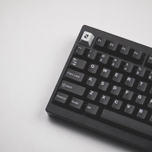 Muat gambar ke penampil Galeri, Noir White On Black Keycaps - PBT Doubleshot Cherry Profile Keycap Set
