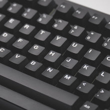 Muat gambar ke penampil Galeri, Noir White On Black Keycaps - PBT Doubleshot Cherry Profile Keycap Set
