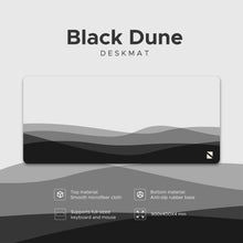 Load image into Gallery viewer, Noir Black Dune Deskmat
