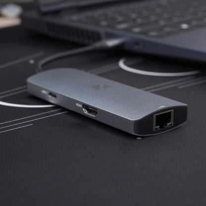 7 in 1 USB TYPE C HUB TO HDMI 4K USB 3.0 FAST CHARGING MACBOOK - NUHC17