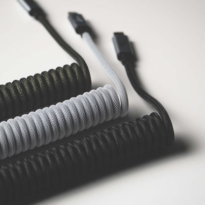 Noir Type-C Coiled Cable YC8 Aviator